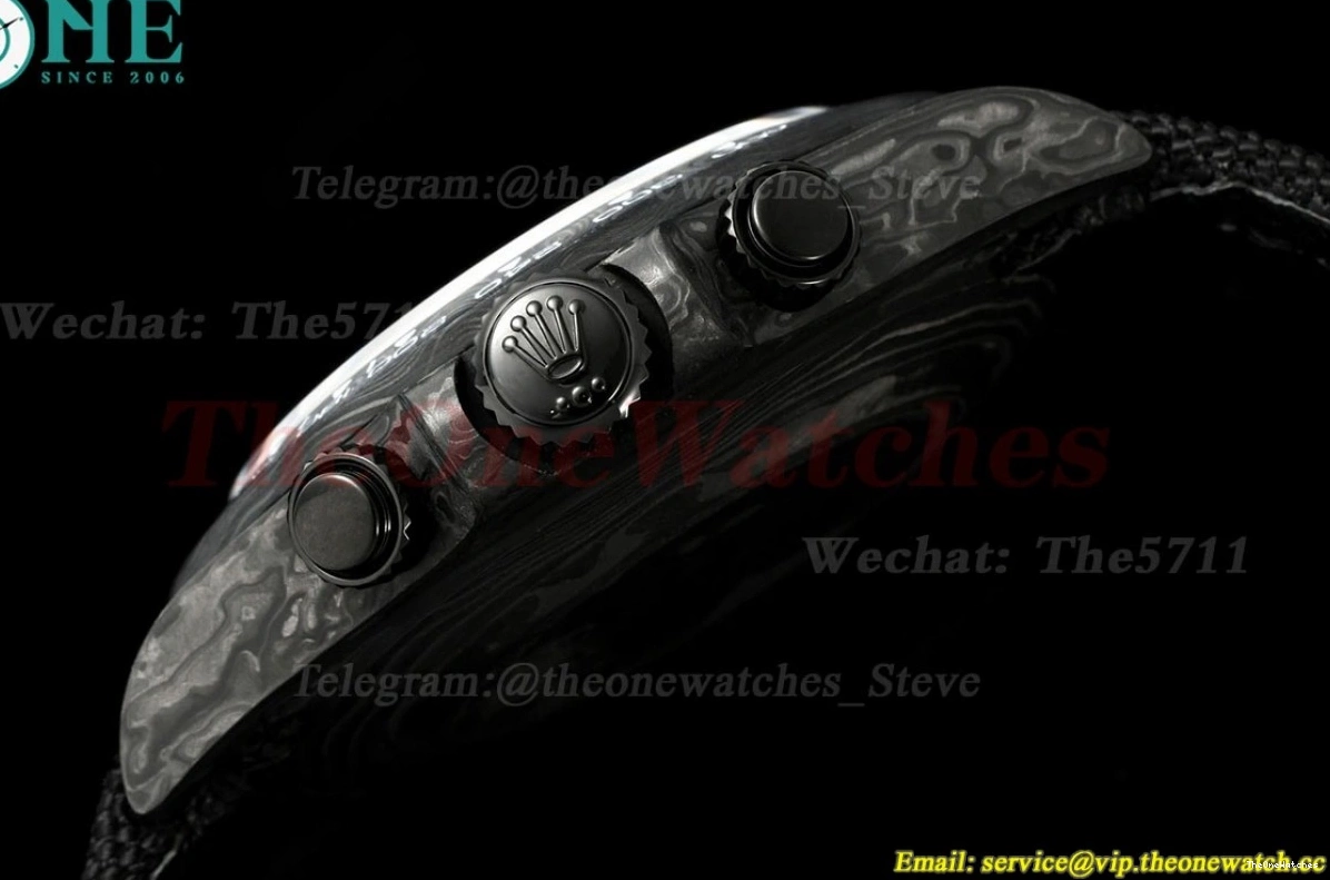 40mm Carbon Diw Dial Daytona N6F Black Skeleton NY DD4801 0127